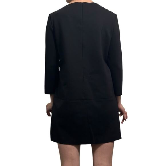The Row Marina Scuba Dress Black US XS Front Pockets - Picture 4 of 12